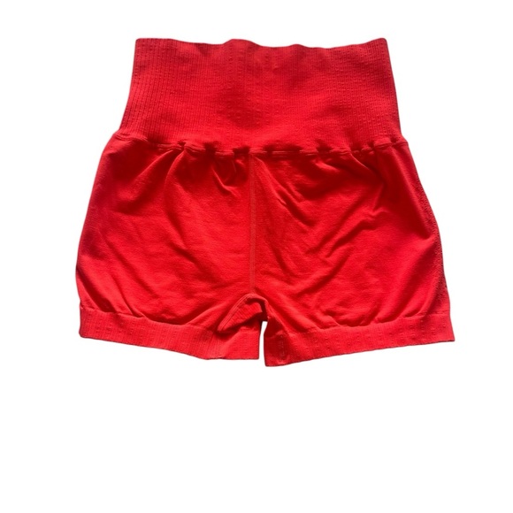 Free People Movement Good Karma Running Shorts XS/S & M/L Cherry Tomato NWOT - Picture 3 of 7